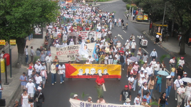 Demonstration in El Salvador