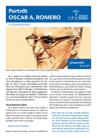 Porträt: Oscar A. Romero - Download