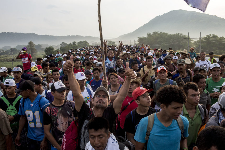 Die Karawane der Flüchtenden aus Mittelamerika in die USA