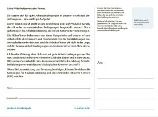 Aktionspostkarte: Gute Arbeit hier und dort - Kirchliche Mitarbeitervertretungen – Bild 2