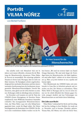 Porträt: Vilma Nuñez -  Download