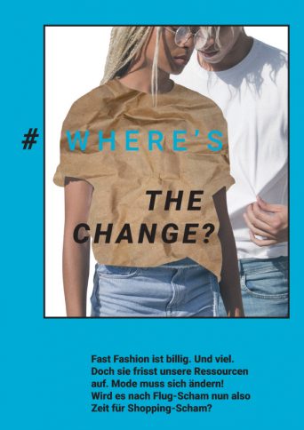 Faltblatt: #Where's the Change? Fast Fashion