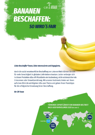 Factsheet: Bananen beschaffen: So wird’s fair