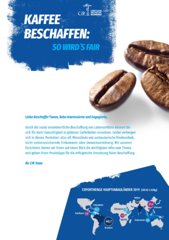 Factsheet: Kaffee beschaffen: So wird’s fair