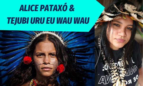 Alice Pataxó und Tejubi Uru Eu Wau Wau setzen sich als Aktivistinnen für die Rechte der indigenen Bevölkerung in Brasilien ein. Im Rahmen der diesjährigen Action Week sind die Speakerinnen in fünf verschiedenen Ländern zu Gast, um für die Themen der Indigenen zu sensibilisieren und sind damit das Sprachrohr einer neuen Generation indigener Aktivist*innen.