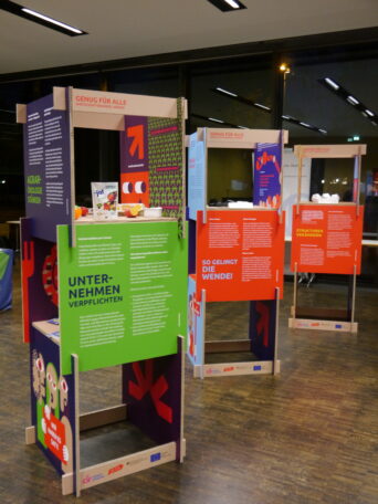 Wanderausstellung: „Genug für alle - Wirtschaftswandel wagen“ AUSLEIHEN