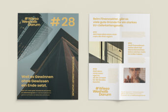 Info-Poster 3: Finanzbranche (Gewinne mit Gewissen)