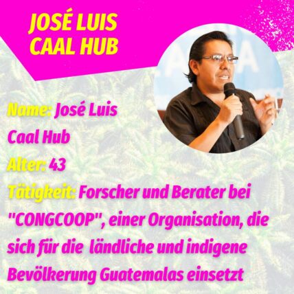 José Luis Caal Hub aus Guatemala. Quelle: CIR
