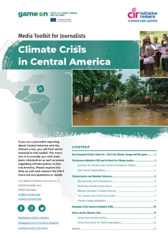 Media Toolkit for Journalists: Climate Crisis in Central America (engl.) - Download