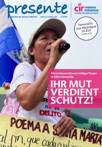 presente 2023-2: Menschenrechtsverteidiger*innen in Mittelamerika