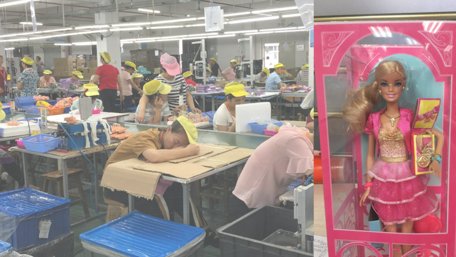 Über den neuen Barbie-Hype, ausgelöst durch den Kino-Blockbuster, freut sich vor allem die Herstellermarke Mattel. Das rot gezackte Logo ist im Film nicht zu übersehen. Warum der Film für die Arbeiter*innen in den chinesischen Spielzeugfabriken ein Schlag ins Gesicht ist.