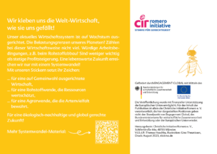Sticker-Karte: Weltwirtschaft wandeln – Zukunft gestalten – Bild 2