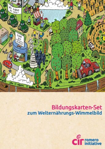 Bildungskartenset zum Welternährungs-Wimmelbild