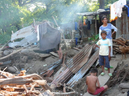 Die zerstörerischen Folgen eines Hurrikans im Jahr 2009 in El Salvador. Foto: CIR, El Salvador.