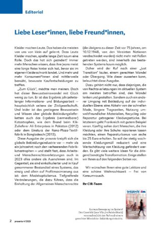 presente 2023-4: Just Transition – für einen gerechten Wandel in der Modeindustrie - Download – Bild 2