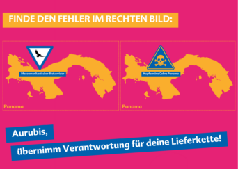 Protestpostkarte: Aurubis - finde den Fehler