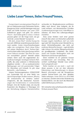 presente 2024-3: Grüner Wandel: Wie gerecht ist er? – Bild 2