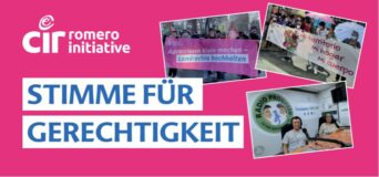 Selbstdarstellungsflyer der Romero Initiative (CIR)
