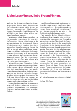 presente 2025-2: Geopolitische Schachzüge - Mittelamerika im Fokus der Großmächte – Bild 3