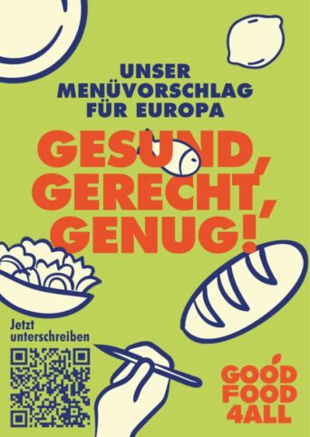 Flyer-Set: GOOD FOOD 4 ALL – Gesundes Essen für alle!
