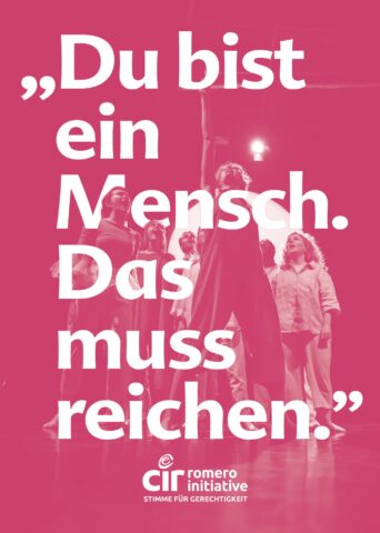 Postkarte zum Theaterstück "Ich bin der Wandel"