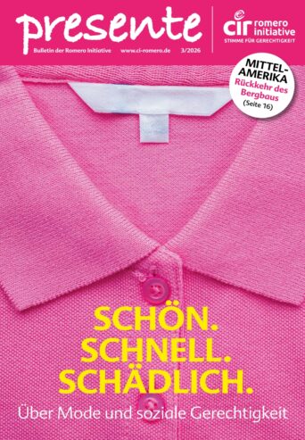 presente 2026-3: Schön. Schnell. Schädlich. Über Mode und soziale Gerechtigkeit.